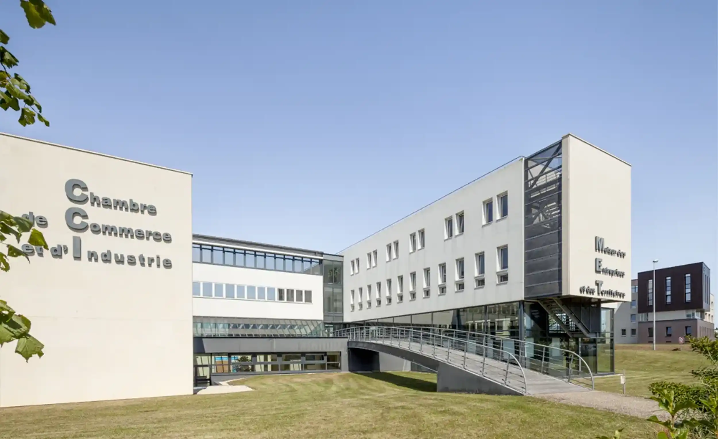 Façade de la chambre de Commerce de Caen